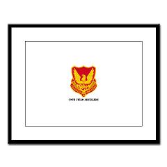 39FA - M01 - 02 - DUI - 39th Field Artillery with Text - Large Framed Print - Click Image to Close