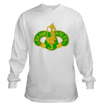3ACR - A01 - 03 - DUI - 3rd Armored Cavalry Regiment - Long Sleeve T-Shirt