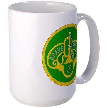 3ACR - M01 - 03 - SSI - 3rd Armored Cavalry Regiment - Large Mug - Click Image to Close