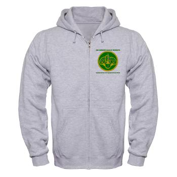 3ACRHHT - A01 - 03 - DUI - Headquarters and Headquarters Troop with text - Zip Hoodie