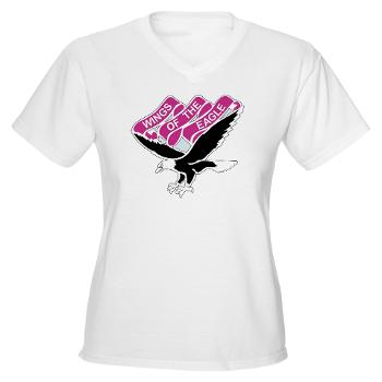 3ARB101AR - A01 - 04 - DUI - 3rd Atk/Recon Bn - 101st Avn Regt Women's V-Neck T-Shirt