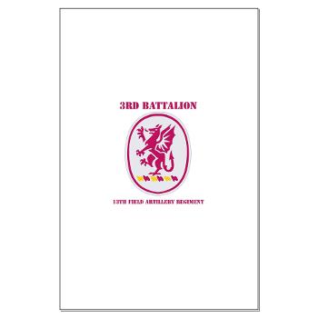3B13FAR - M01 - 02 - DUI - 3rd Bn - 13th FA Regt with Text - Large Poster