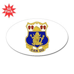 3B15IR - M01 - 01 - DUI - 3rd Bn - 15th Infantry Regiment - Sticker (Oval 50 pk)