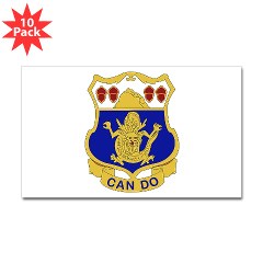 3B15IR - M01 - 01 - DUI - 3rd Bn - 15th Infantry Regiment - Sticker (Rectangle 10 pk)