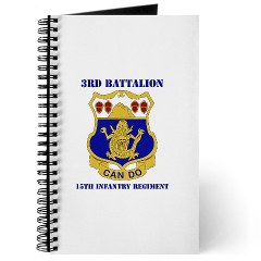 3B15IR - M01 - 02 - DUI - 3rd Bn - 15th Infantry Regiment with Text - Journal