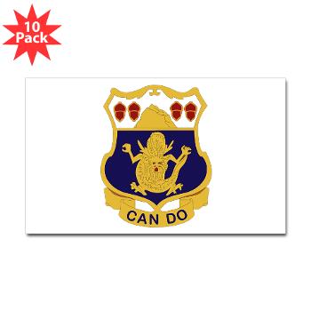 3B15IR - M01 - 01 - DUI - 3rd Battalion 15th Infantry Regiment - Sticker (Rectangle 10 pk)