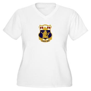 3B15IR - A01 - 04 - DUI - 3rd Battalion 15th Infantry Regiment - Women's V-Neck T-Shirt