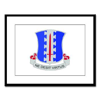 3B187IR - M01 - 02 - DUI - 3rd Bn - 187th Infantry Regiment Large Framed Print - Click Image to Close