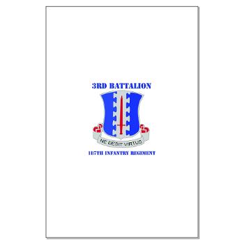 3B187IR - M01 - 02 - DUI - 3rd Bn - 187th Infantry Regiment with Text Large Poster