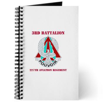 3B227AR - M01 - 02 - DUI - 3nd Bn - 227th Aviation Regt with Text - Journal