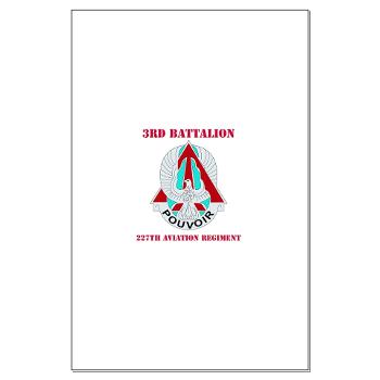 3B227AR - M01 - 02 - DUI - 3nd Bn - 227th Aviation Regt with Text - Large Poster - Click Image to Close