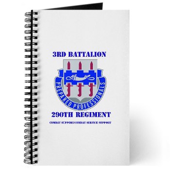 3B290RCSCSS - M01 - 02 - DUI - DUI - 3rd Bn - 290th Regiment (CS/CSS) with text - Journal