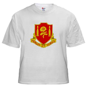 3B29FAR - A01 - 04 - DUI - 3rd Battalion - 29th Field Artillery Regiment - White T-Shirt
