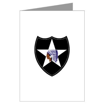 3B2ID - M01 - 02 - 3rd Brigade, 2nd Infantry Division - Greeting Cards (Pk of 10) - Click Image to Close