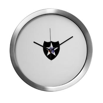 3B2ID - M01 - 03 - 3rd Brigade, 2nd Infantry Division - Modern Wall Clock - Click Image to Close