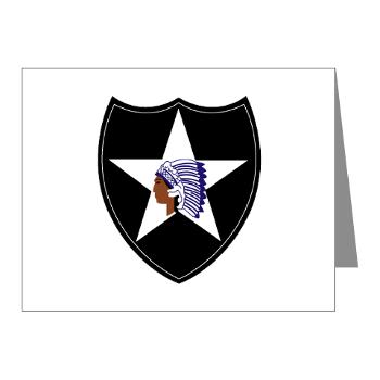 3B2ID - M01 - 02 - 3rd Brigade, 2nd Infantry Division - Note Cards (Pk of 20)