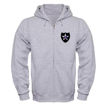 3B2ID - A01 - 03 - 3rd Brigade, 2nd Infantry Division - Zip Hoodie - Click Image to Close