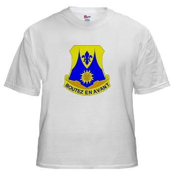 2B356R - A01 - 04 - DUI - 2nd Bn - 356th Regiment (LSB) White T-Shirt