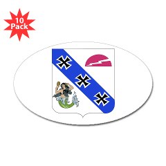 3B309IR - M01 - 01 - DUI - 3rd Battalion - 309th Infantry Regiment (CS/CSS) Sticker (Oval 10 pk) - Click Image to Close