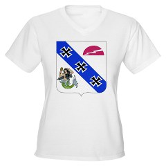 3B309IR - A01 - 04 - DUI - 3rd Battalion - 309th Infantry Regiment (CS/CSS) Women's V-Neck T-Shirt