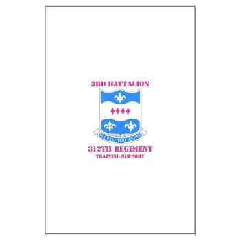 3B312RTS - M01 - 02 - DUI - 3rd Bn - 312th Regt (TS) with Text Large Poster - Click Image to Close