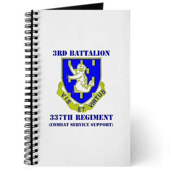 3B337CSS - M01 - 02 - DUI - 3rd Battalion - 337th CSS with Text Journal