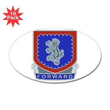 3B340IR - M01 - 01 - DUI - 3rd Bn - 340th Infantry Regiment Sticker (Oval 10 pk) - Click Image to Close