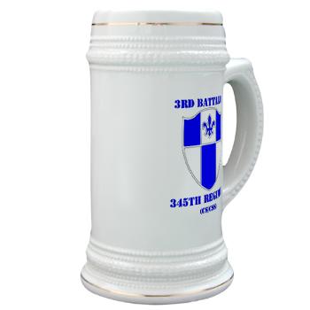 3B345R - M01 - 03 - DUI - 3rd Bn - 345 Regt (CS/CSS) with Text - Stein - Click Image to Close