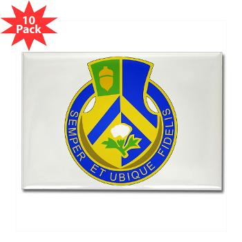 3B346R - M01 - 01 - DUI - 3rd Bn - 346 Regijment (CSS) Rectangle Magnet (10 pack) - Click Image to Close