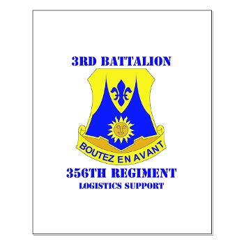 3B356R - M01 - 02 - DUI - 3rd Bn - 356th Regt(LSB) with Text - Small Poster - Click Image to Close
