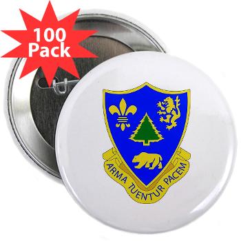 3B362AR - M01 - 01 - DUI - 3rd Bn - 362nd Armor Regiment 2.25" Button (100 pack) - Click Image to Close