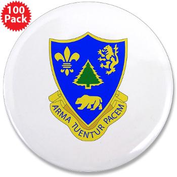 3B362AR - M01 - 01 - DUI - 3rd Bn - 362nd Armor Regiment 3.5" Button (100 pack) - Click Image to Close