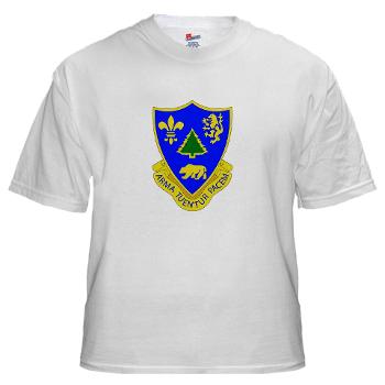 3B362AR - A01 - 04 - DUI - 3rd Bn - 362nd Armor Regiment White T-Shirt
