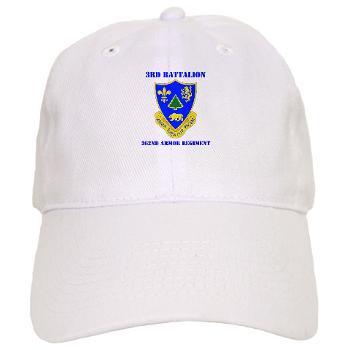 3B362AR - A01 - 01 - DUI - 3rd Bn - 362nd Armor Regiment with Text Cap - Click Image to Close