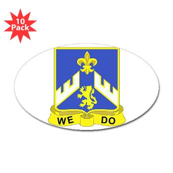 3B363RCSCSS - M01 - 01 - DUI - 3rd Battalion - 363rd Regiment (CS/CSS) - Sticker (Oval 10 pk)