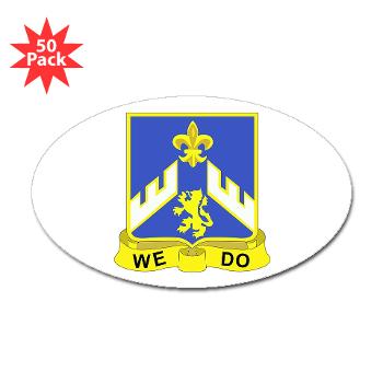 3B363RCSCSS - M01 - 01 - DUI - 3rd Battalion - 363rd Regiment (CS/CSS) - Sticker (Oval 50 pk)