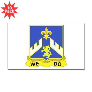 3B363RCSCSS - M01 - 01 - DUI - 3rd Battalion - 363rd Regiment (CS/CSS) - Sticker (Rectangle 10 pk)
