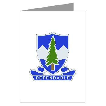 3B383RCSCSS - M01 - 02 - DUI - 3rd Battalion - 383rd Regiment (CS/CSS) - Greeting Cards (Pk of 10) - Click Image to Close