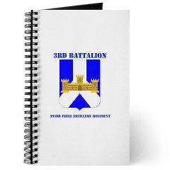 3B393FAR - M01 - 02 - DUI - 3rd Battalion - 393rd Field Altillery Regiment with Text Journal