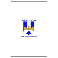 3B393FAR - M01 - 02 - DUI - 3rd Battalion - 393rd Field Altillery Regiment with Text Large Poster - Click Image to Close