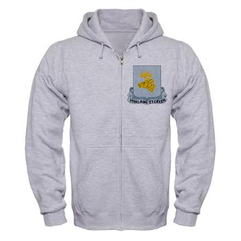 3B395AR - A01 - 03 - DUI - 3rd Bn - 395th Armor Regiment Zip Hoodie - Click Image to Close