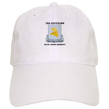 3B395AR - A01 - 01 - DUI - 3rd Bn - 395th Armor Regiment with Text Cap - Click Image to Close