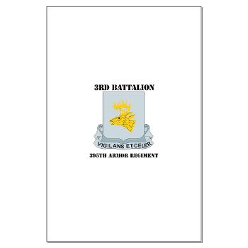 3B395AR - M01 - 02 - DUI - 3rd Bn - 395th Armor Regiment with Text Large Poster