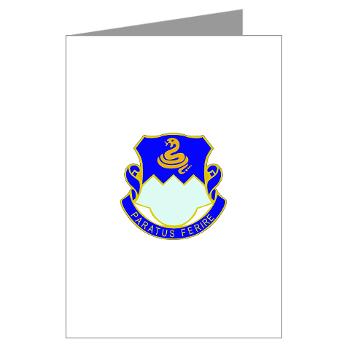 3B411R - M01 - 02 - DUI - 3rd Bn - 411th Regt (LS) - Greeting Cards (Pk of 10) - Click Image to Close