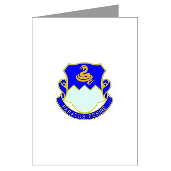 3B411R - M01 - 02 - DUI - 3rd Bn - 411th Regt (LS) - Greeting Cards (Pk of 20) - Click Image to Close