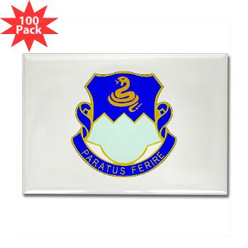 3B411R - M01 - 01 - DUI - 3rd Bn - 411th Regt (LS) - Rectangle Magnet (100 pack) - Click Image to Close