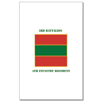 3B4IR - M01 - 02 - DUI - 3rd Battalion 4th Infantry Rgt with Text Mini Poster Print