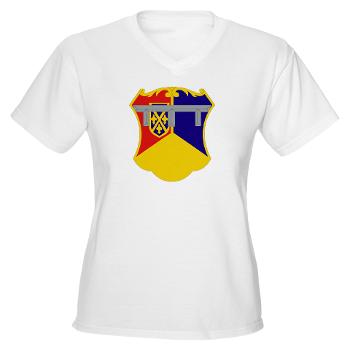 3B66A - A01 - 04 - DUI - 3rd Battalion, 66th Armor - Women's V -Neck T-Shirt