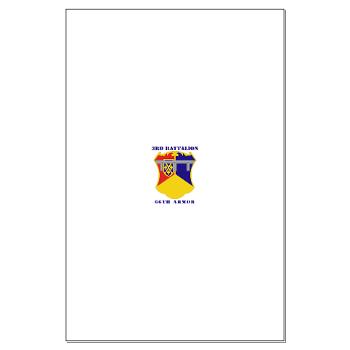 3B66A - M01 - 02 - DUI - 3rd Battalion, 66th Armor with Text - Large Poster