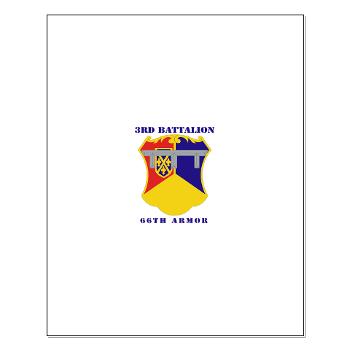 3B66A - M01 - 02 - DUI - 3rd Battalion, 66th Armor with Text - Small Poster